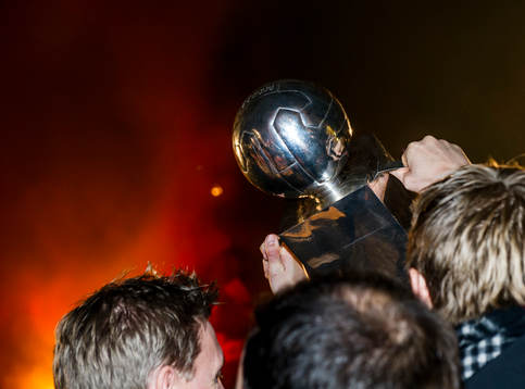 Lennart Johanssons pokal Elfsborg stora torget glödje