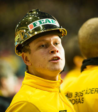 Viktor Claesson Elfsborg med guldhjälm
