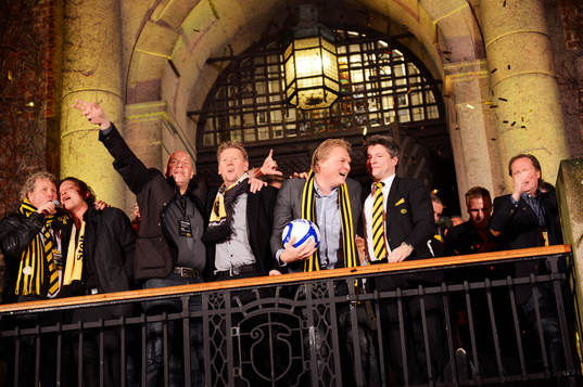 Elfsborg firar segern i Borås