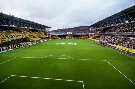 En fullsatt Borås Arena i finalmatchen mellan Elfsborg och
