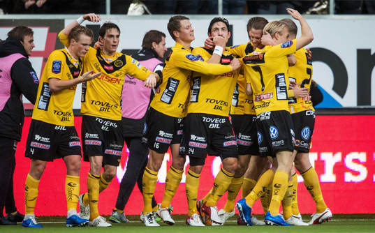 Stefan Ishizaki, Elfsborg, gratuleras och jublar
