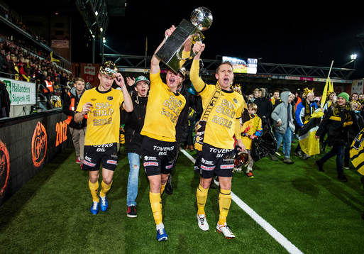 Johan Larsson, Oscar Hiljemark och Andreas Klarström,