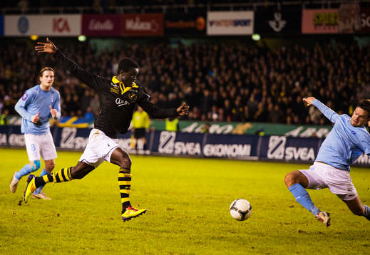 Kwame Karikari, AIK, och Ivo Pekalski, Malmö FF