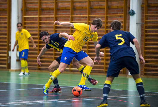 Simon Chekroun, blå och Dan Möller, gul