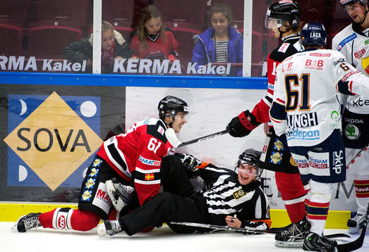 Nicklas Jadeland, Malmö Redhawks, och domare Christoffer
