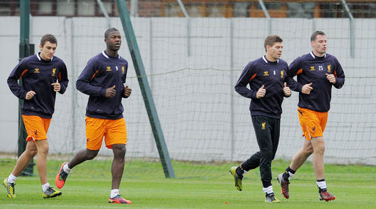 Football - Liverpool Training  - Liverpool Training Ground