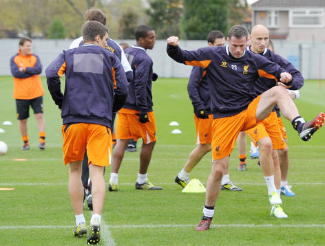 Football - Liverpool Training  - Liverpool Training Ground