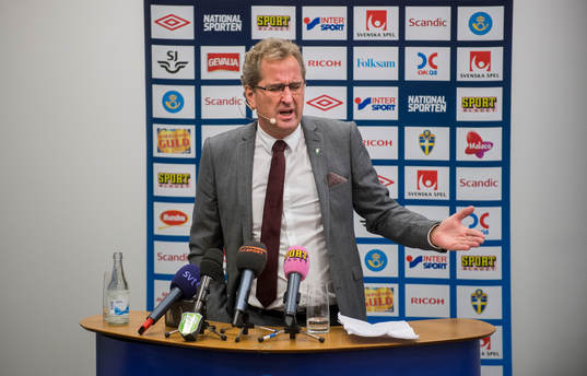Presskonferens med Erik Hamrén, förbundskapten