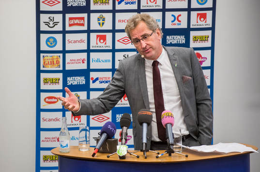 Presskonferens med Erik Hamrén, förbundskapten