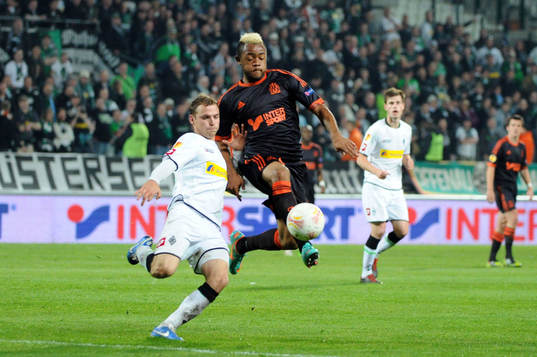 Jordan AYEW - 08.11.2012 - Marseille / Borussia