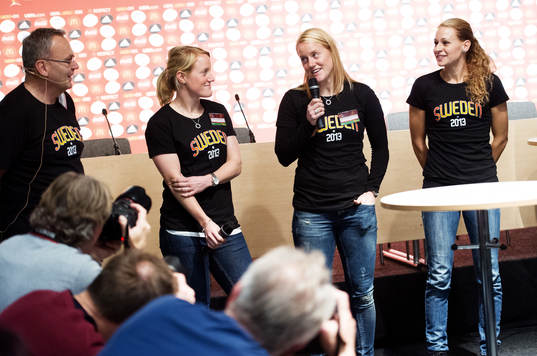 Marie Hammarström, Kristin Hammarström, Charlotte Rohlin,