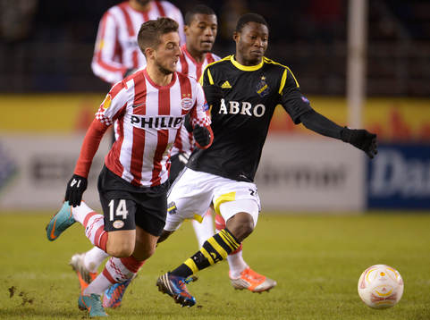 Dries Mertens, PSV och Ibrahim Moro, AIK