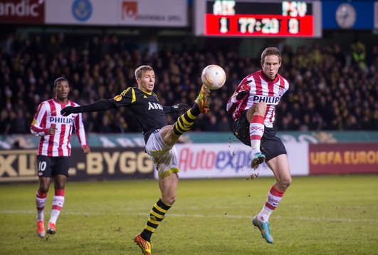Per Karlsson, AIK och Tim Matavz, Eindhoven