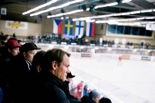Nicklas Lidström scoutar spelare för Detroit Red Wings