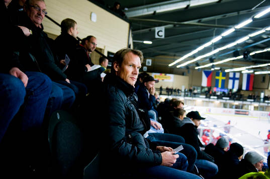 Nicklas Lidström scoutar spelare för Detroit Red Wings