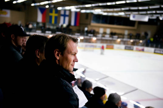 Nicklas Lidström scoutar spelare för Detroit Red Wings