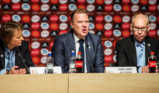 Karl-Erik Nilsson, ordförande Svenska fotbollsförbundet