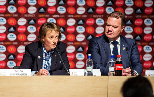 Karen Espelund, UEFA, Karl-Erik Nilsson, ordförande