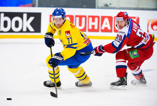 Victor Hedman, Sverige, och Egor Averin, Ryssland