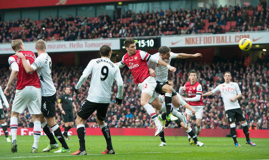 Football - Arsenal v Fulham - Barclays Premier League -