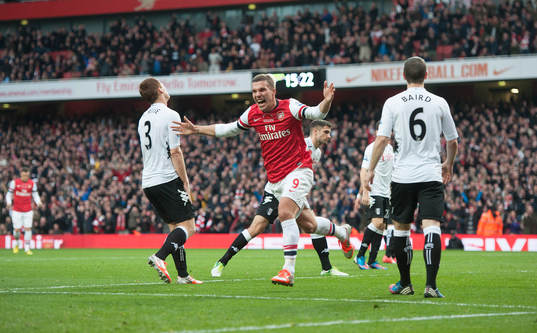 Football - Arsenal v Fulham - Barclays Premier League -