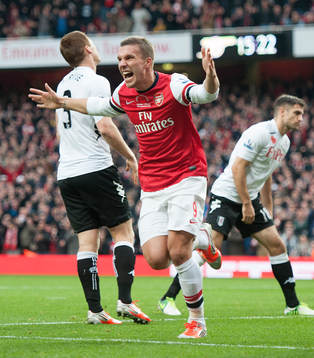 Football - Arsenal v Fulham - Barclays Premier League -