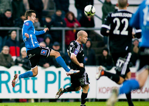 Kristinn Steindórsson, Halmstad, får drömträff och gör