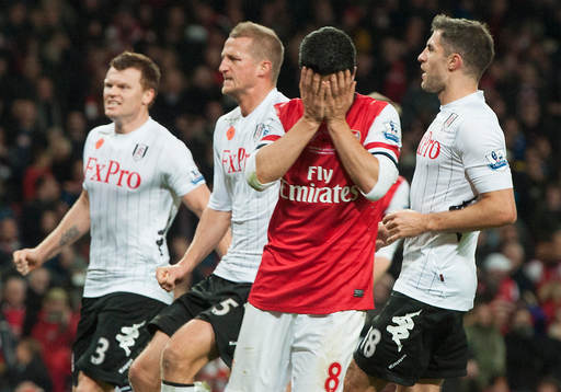 Football - Arsenal v Fulham - Barclays Premier League -