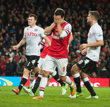 Football - Arsenal v Fulham - Barclays Premier League -