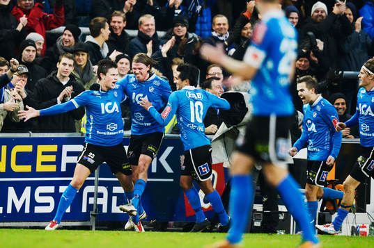 Marcus Antonsson, Halmstad, jublar