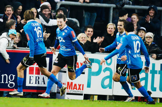 Marcus Antonsson, Halmstad, jublar
