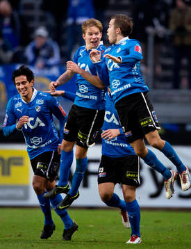 Johan Blomberg, Kristinn Steindórsson, Halmstad jublar på