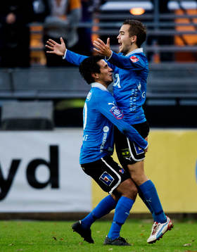 Antonio Rojas, Kristinn Steindórsson, Halmstad jublar