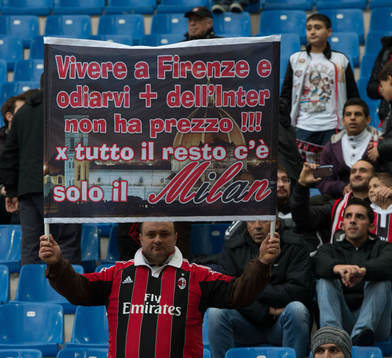 STRISCIONE TIFO MILAN