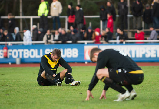 Johannes Gustafsson och BK Forward deppar