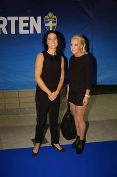 Jessica Landström med sällskap