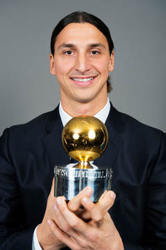 Vinnare av Guldbollen 2012, Zlatan Ibrahimovic, Paris SG