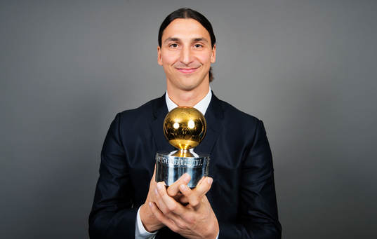 Vinnare av Guldbollen 2012, Zlatan Ibrahimovic, Paris SG