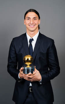 Vinnare av Guldbollen 2012, Zlatan Ibrahimovic, Paris SG