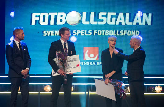 Svenska Spels Fotbollsfond. Kennet Andersson och Nilla
