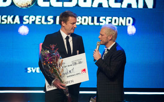 Svenska Spels Fotbollsfond. Kennet Andersson  och Tomas
