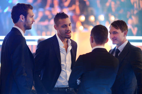 Andreas Isaksson, Mathias Ranegie, Kim Källström