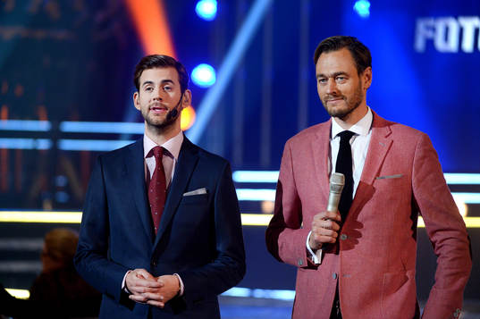 Pär Lernström och Olof Lundh när fotbollskanalens