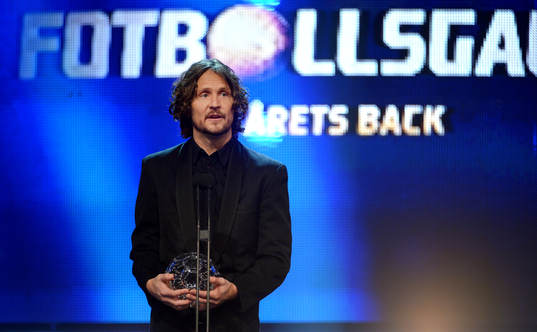 Olof Mellberg kunde inte närvara när ha fick pris som