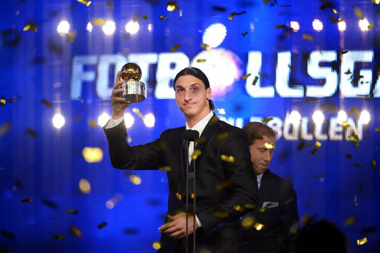 Zlatan Ibrahimovic, vinnare av Guldbollen