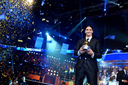 Zlatan Ibrahimovic, vinnare av Guldbollen