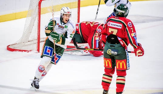 Per Åslund, Färjestad, jublar