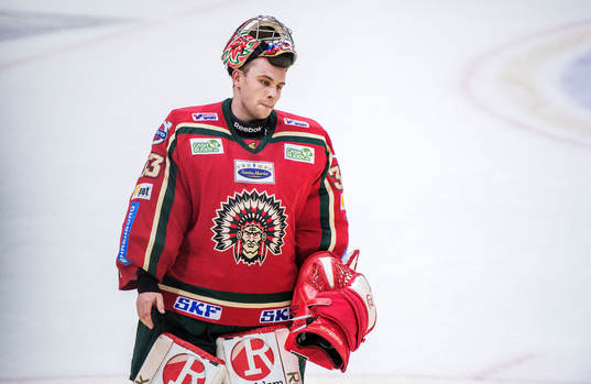 Julius Hudacek, målvakt, Frölunda, deppar