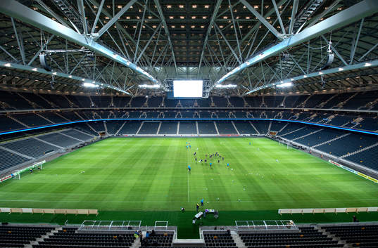 Landslaget tränar på Friends Arena