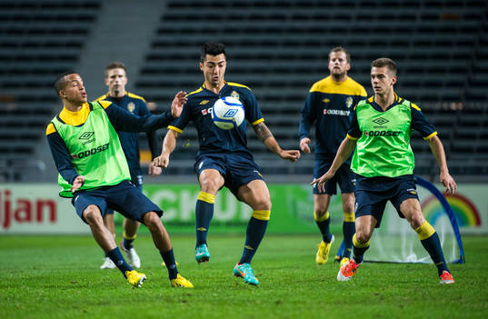 Martin Olsson, Jiloan Hamad och Alexander Kacaniklic